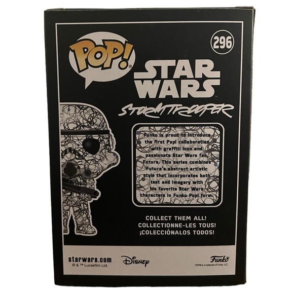 FUNKO POP Star Wars Stormtrooper Special Edition Futura #296 - Picture 4 of 7